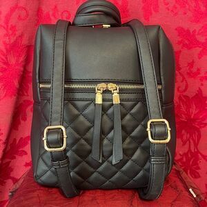 Unbranded Leather Look‎ half Quilted Backpack